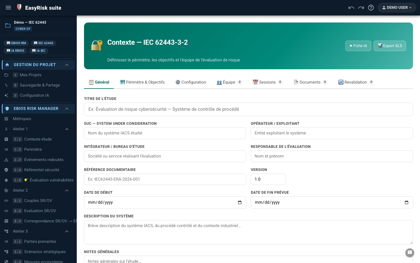 Contexte IEC 62443