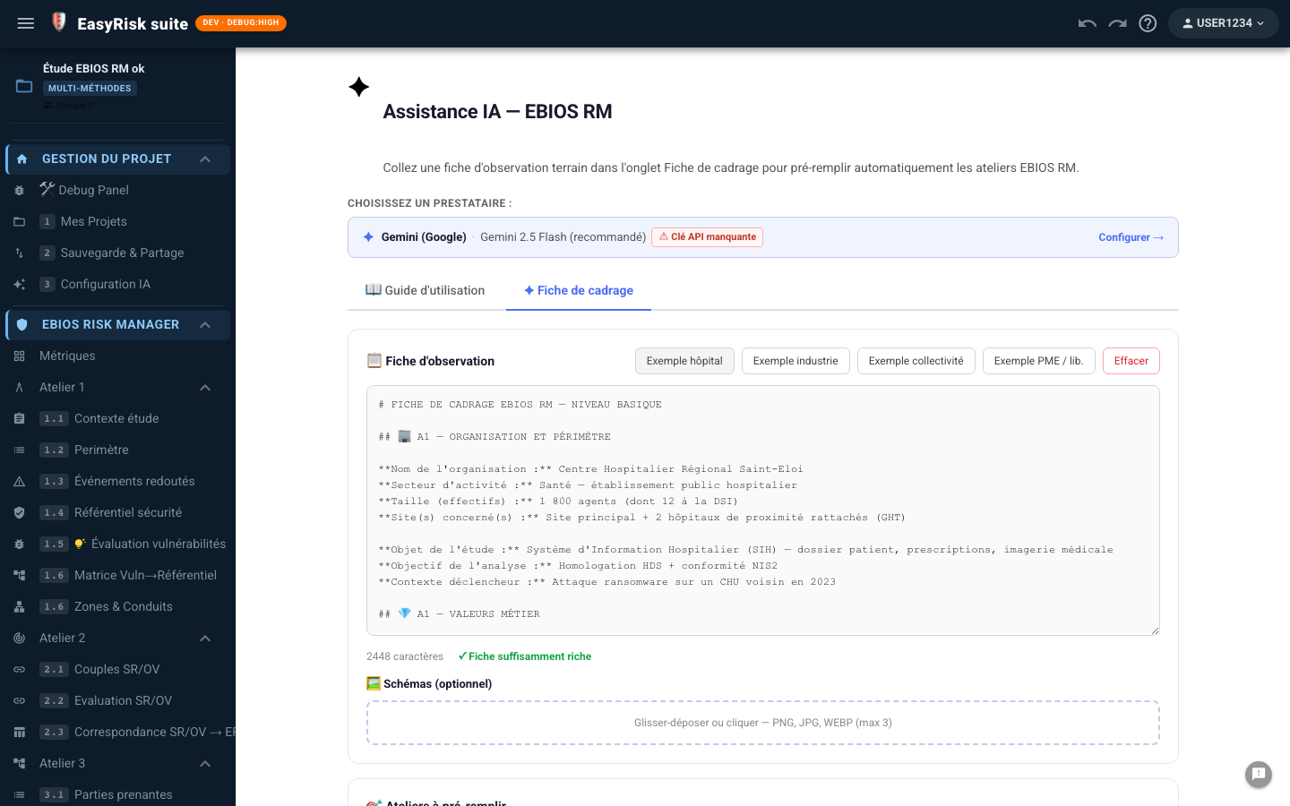Fiche avec image jointe